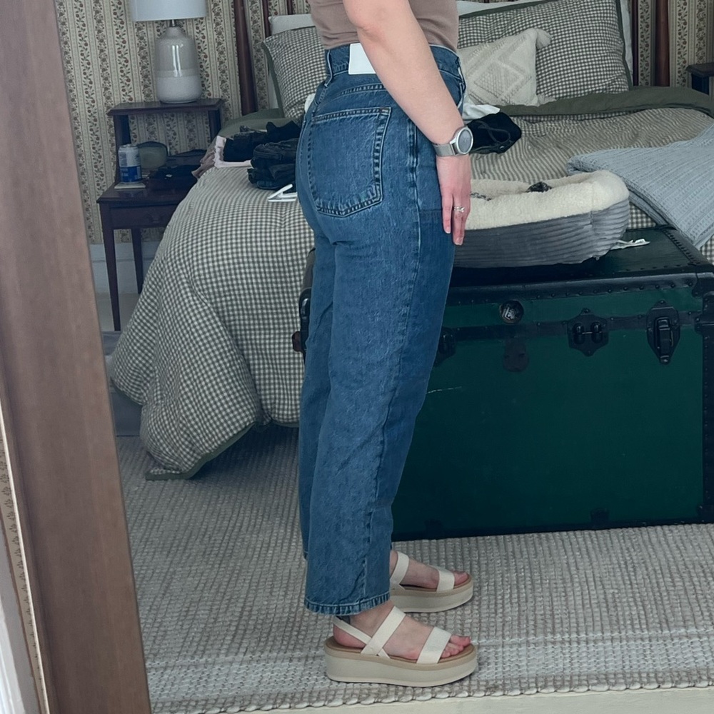 Everlane High-Rise Button Fly Patch Front Carpent… - image 3